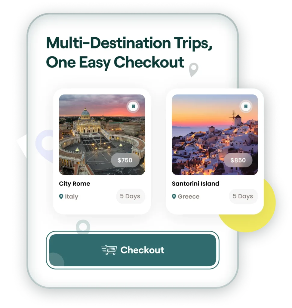 Multi-Destination Trips, One Easy Checkout